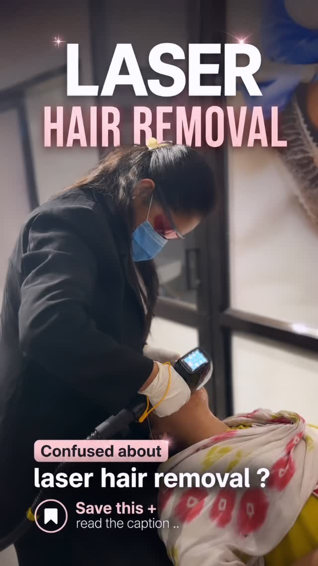 Laser hair removal session at Namah Clinic