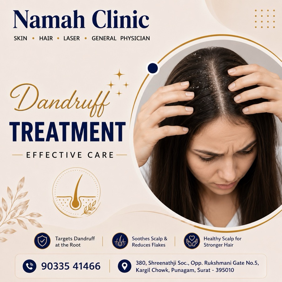 Dandruff treatment at Namah Clinic