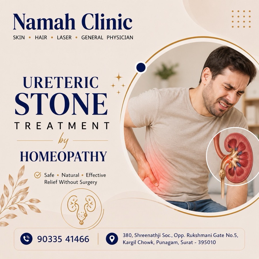 Homeopathic ureteric stone treatment at Namah Clinic